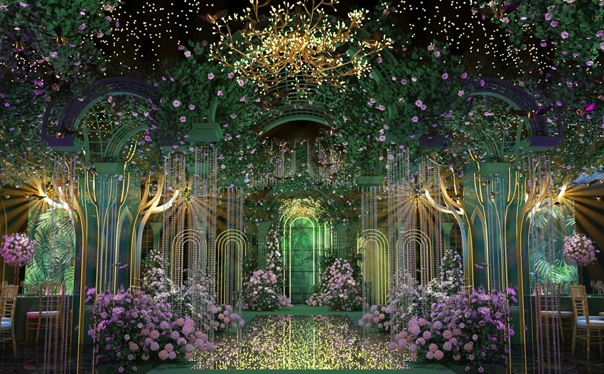 安州奇妙森林婚礼堂效果展示